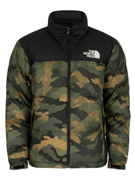 North face camarflauge poofer jacket