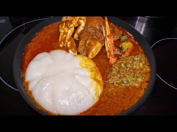 Plat Africain Akassa , placali