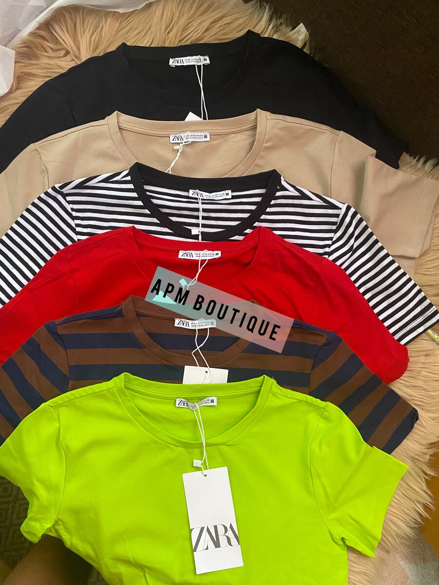 Top t-shirt en coton 