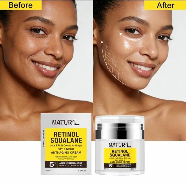 Crème Anti-Âge Jour Nuit Retinol