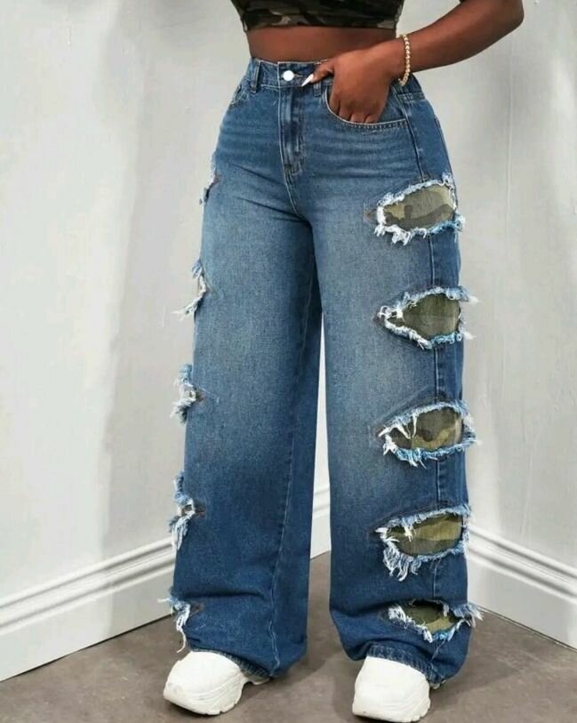 Jean déchiré tendance