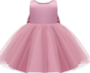 Baby Girl Dresses Ruffle Lace Pageant Party Wedding Flower Girl Dress ( Fabric Net And Silk) ( Size 03 Month To 16yrs)