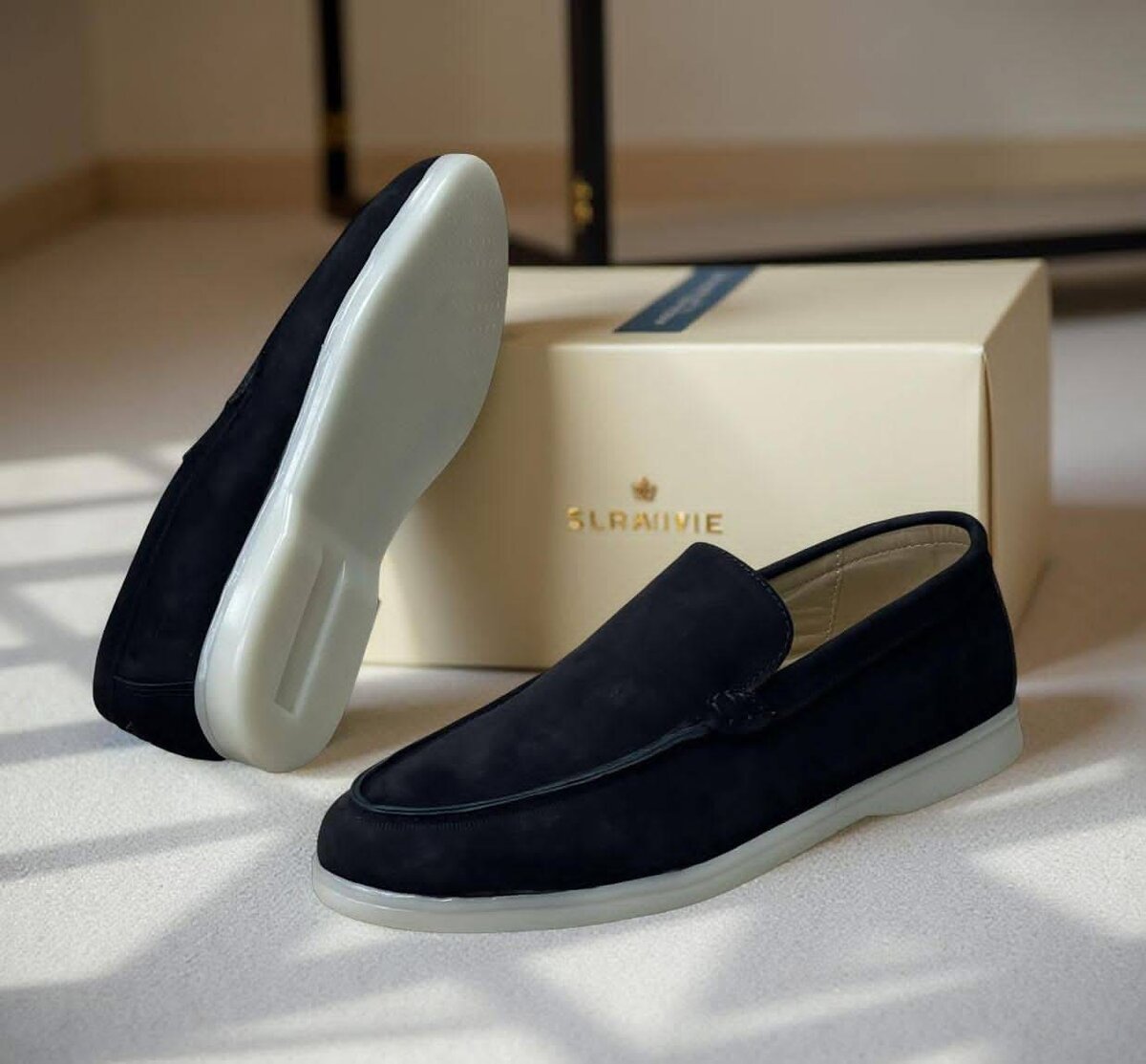 Mocassins élégants en cuir
