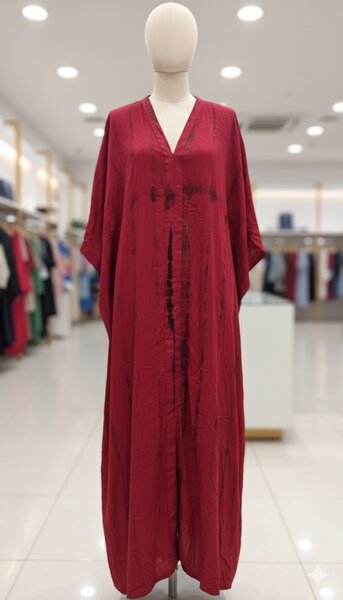 Robe longue élégante rouge