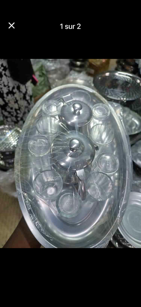 Plateau pour escargots inox