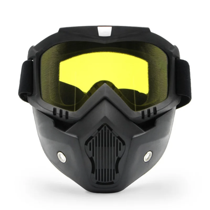 Masque et Casque de Moto