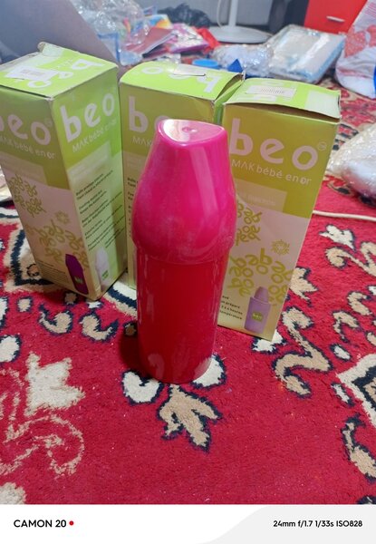 Beo Bouteille d'eau bébé en silicone