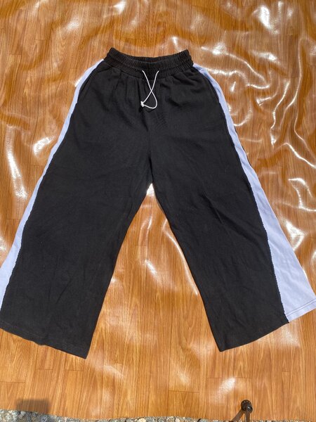 White & Black joggers