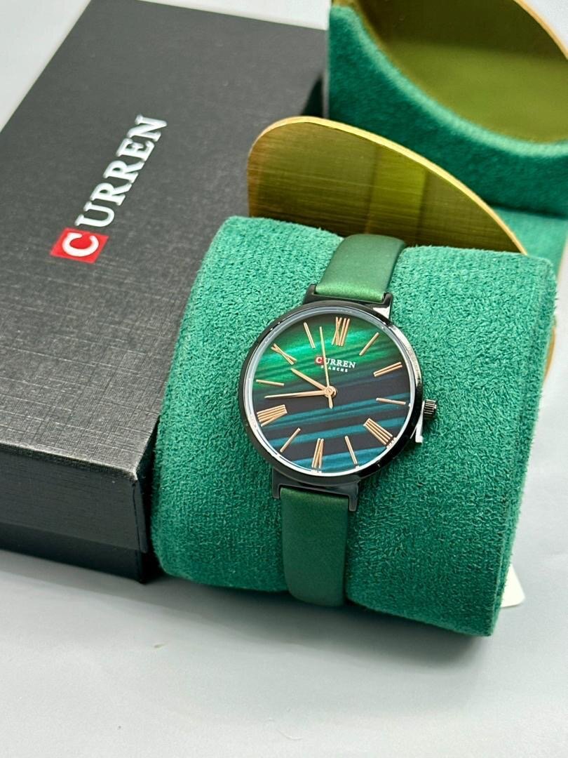 Montre Curren verte, femme