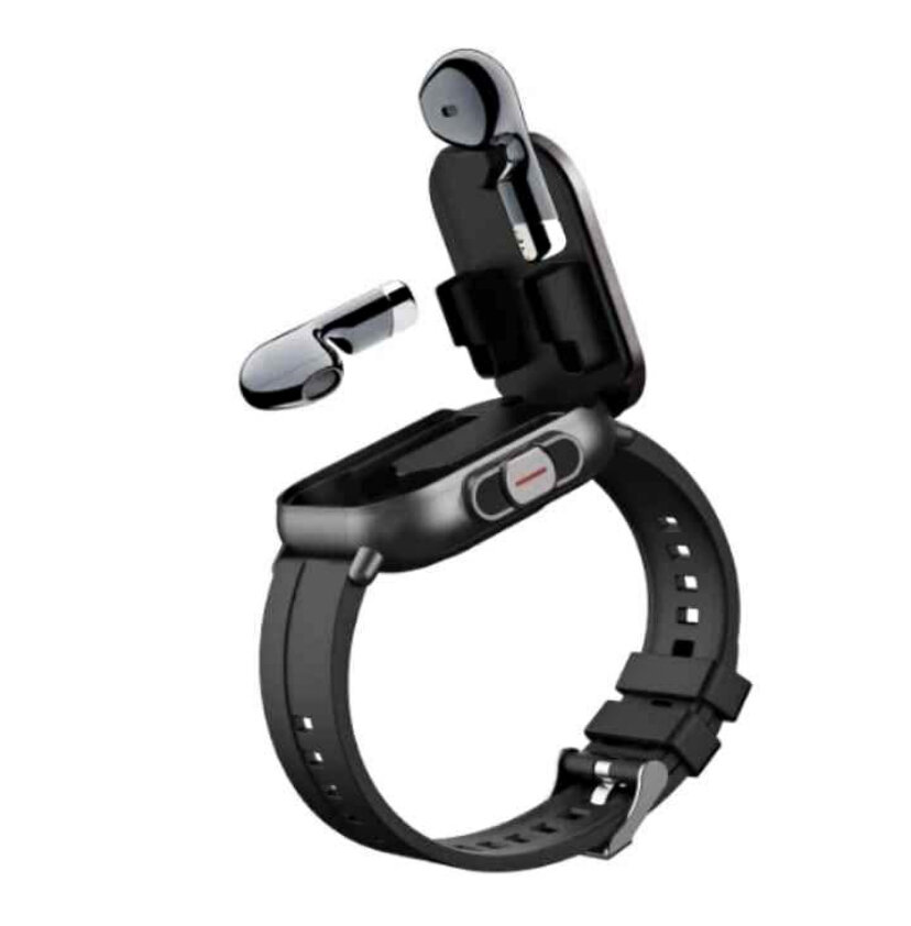 Montre intelligente avec écouteurs intégrés