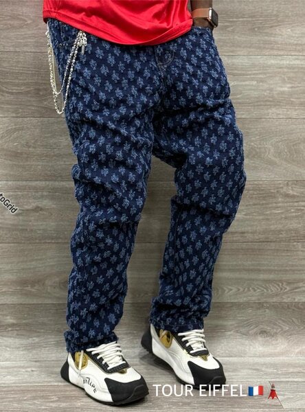 Jean imprimé tendance