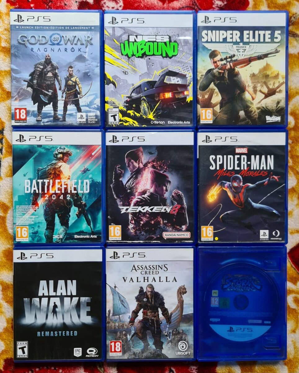 CD PS5, les CD sont propres