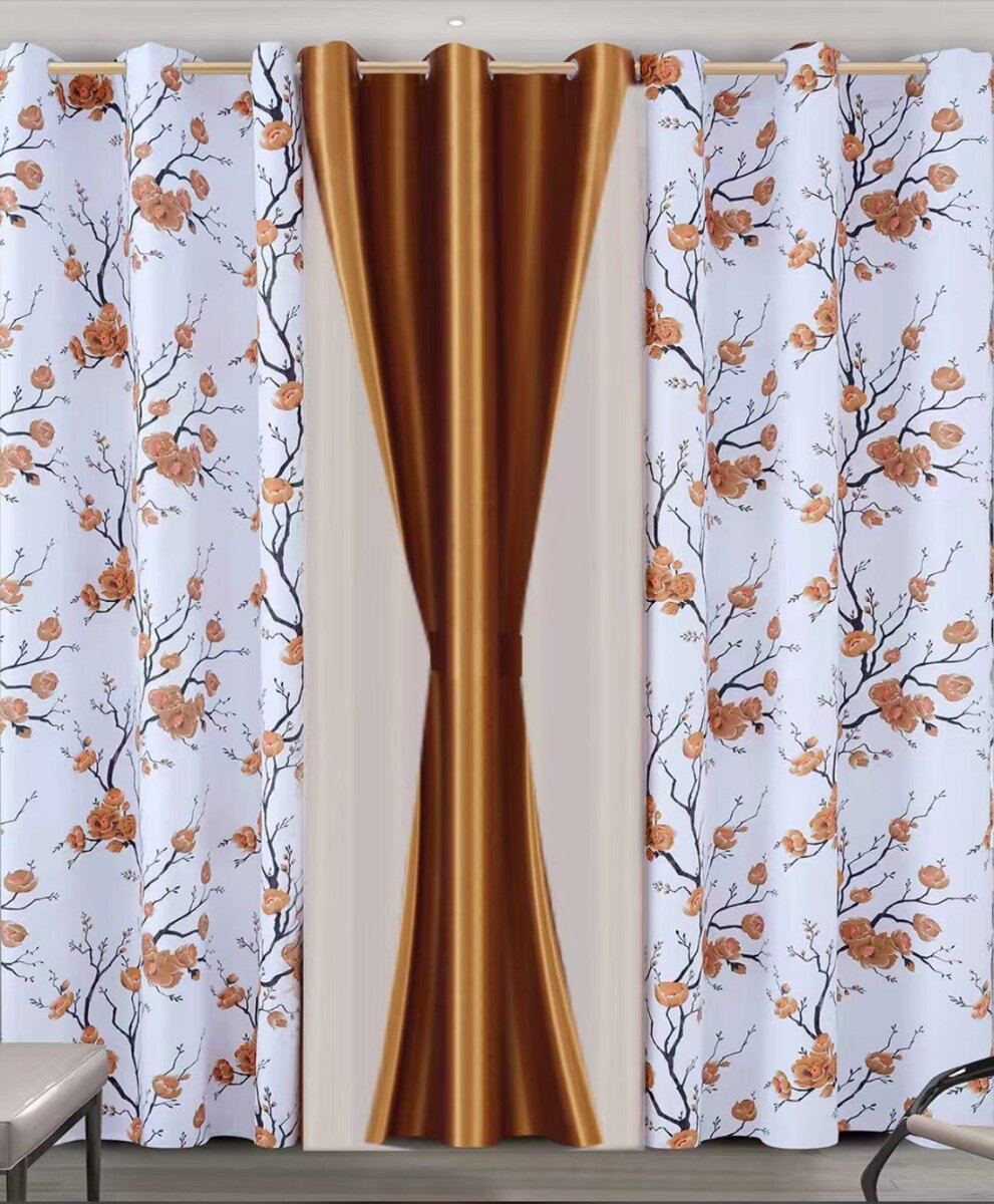 3 In 1 Window Curtains