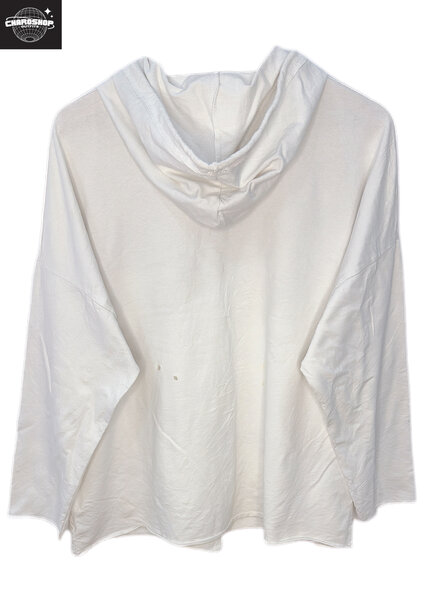 Hoodie oversize blanc