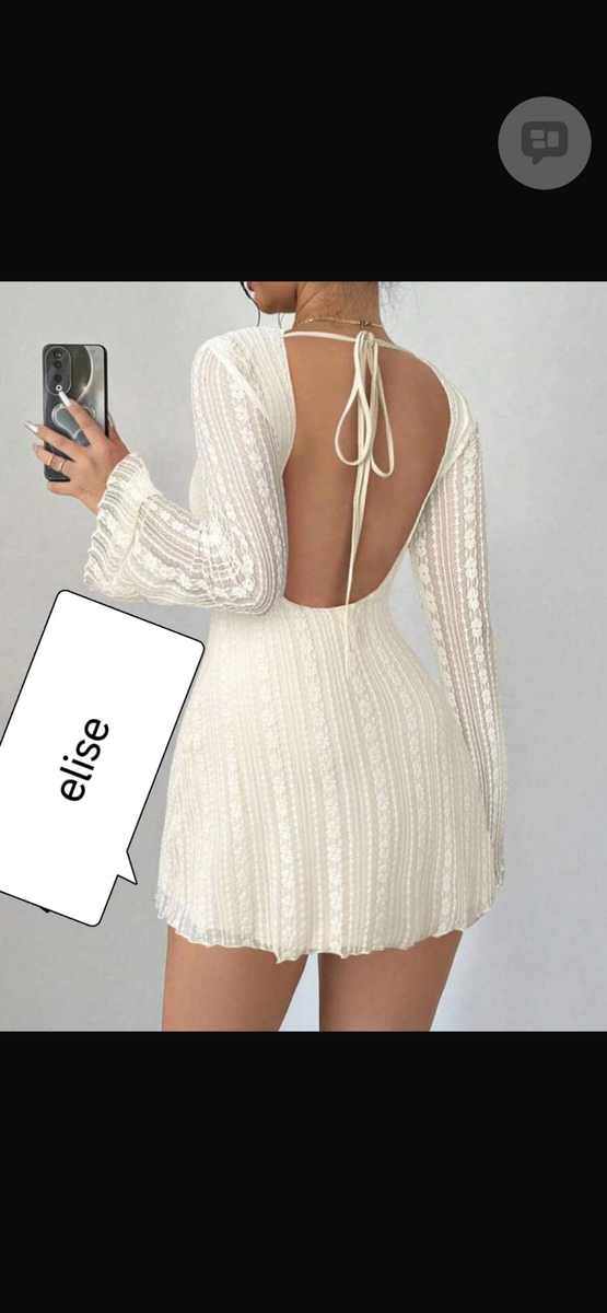 Robe élégante en dentelle