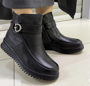 ботинки кожанные