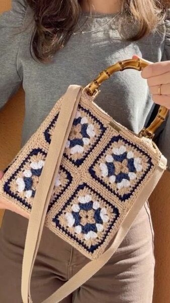 Sac à main crochet bohème