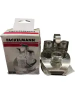 Namak Dani 3 pic set salt and pepper shaker set with toothpick holder