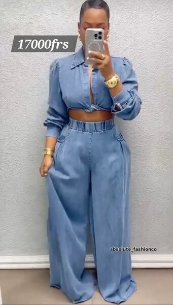 Ensemble denim chic