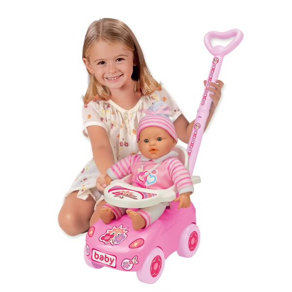 Poupée Bébé avec Voiturette