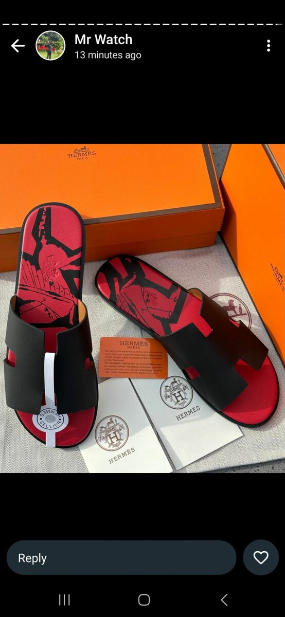 Hermes Fashion Slippers