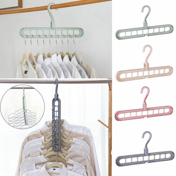 8 Hole Space Clothes Hanger