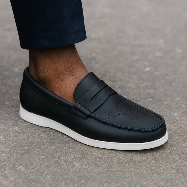 Mocassins en cuir élégants