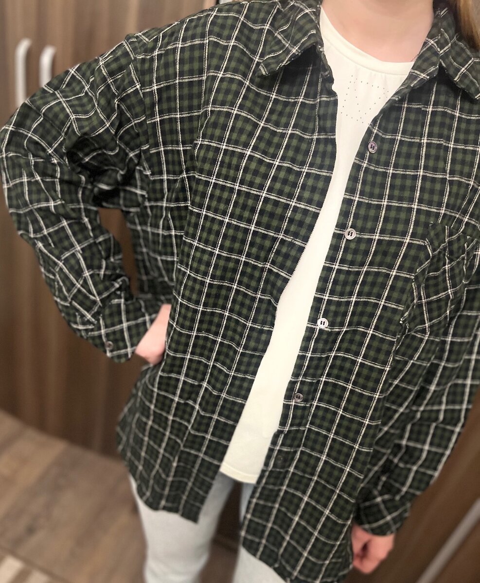 Теплая рубашка