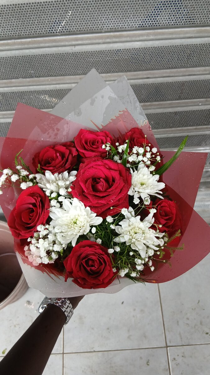 Bouquet de roses rouges