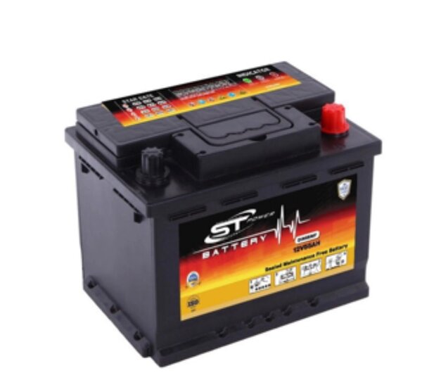 S&T 11 Plate Power Car Battery 12V 55AH DIN - DIN55MF