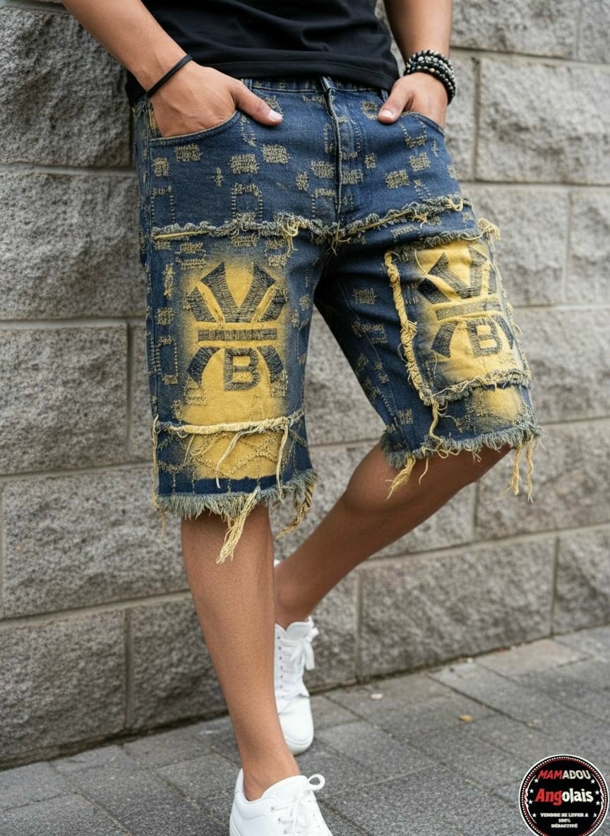 Shorts en denim déchirés