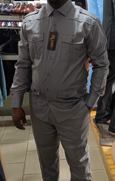 Génial Albacost Cubain tissu Lin gris