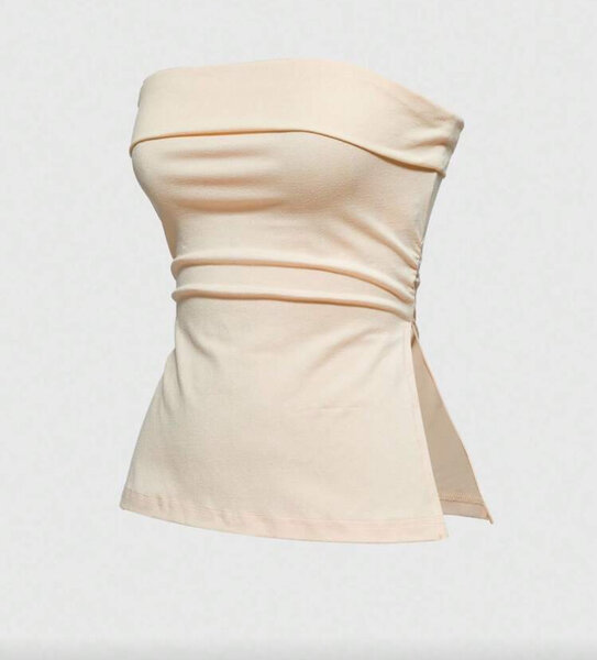 Top bustier sans bretelles chic