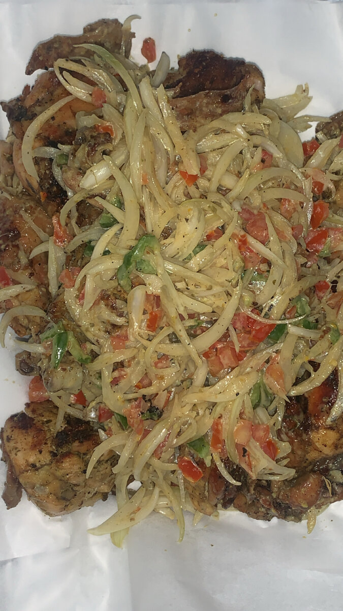 Poulet au four 5000f