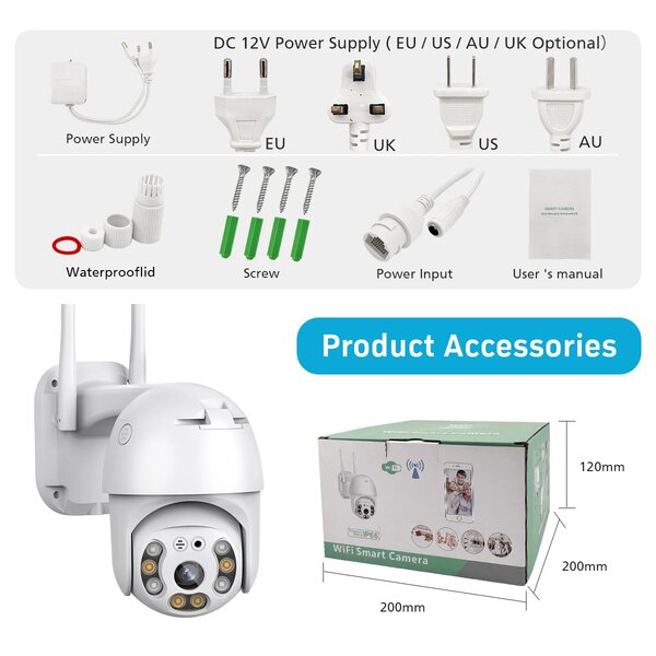Caméra de surveillance WiFi HD
