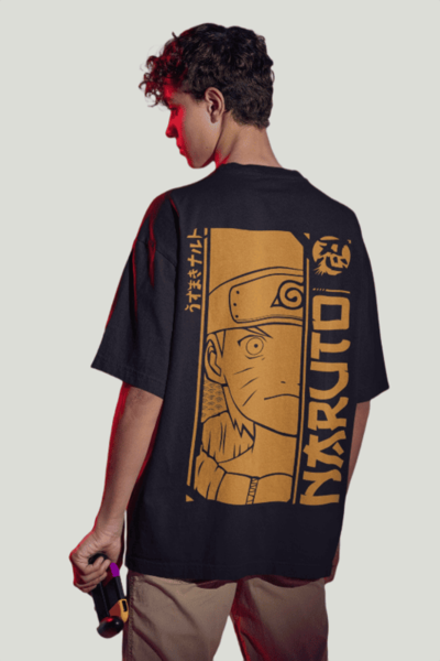 T-shirt Naruto homme noir