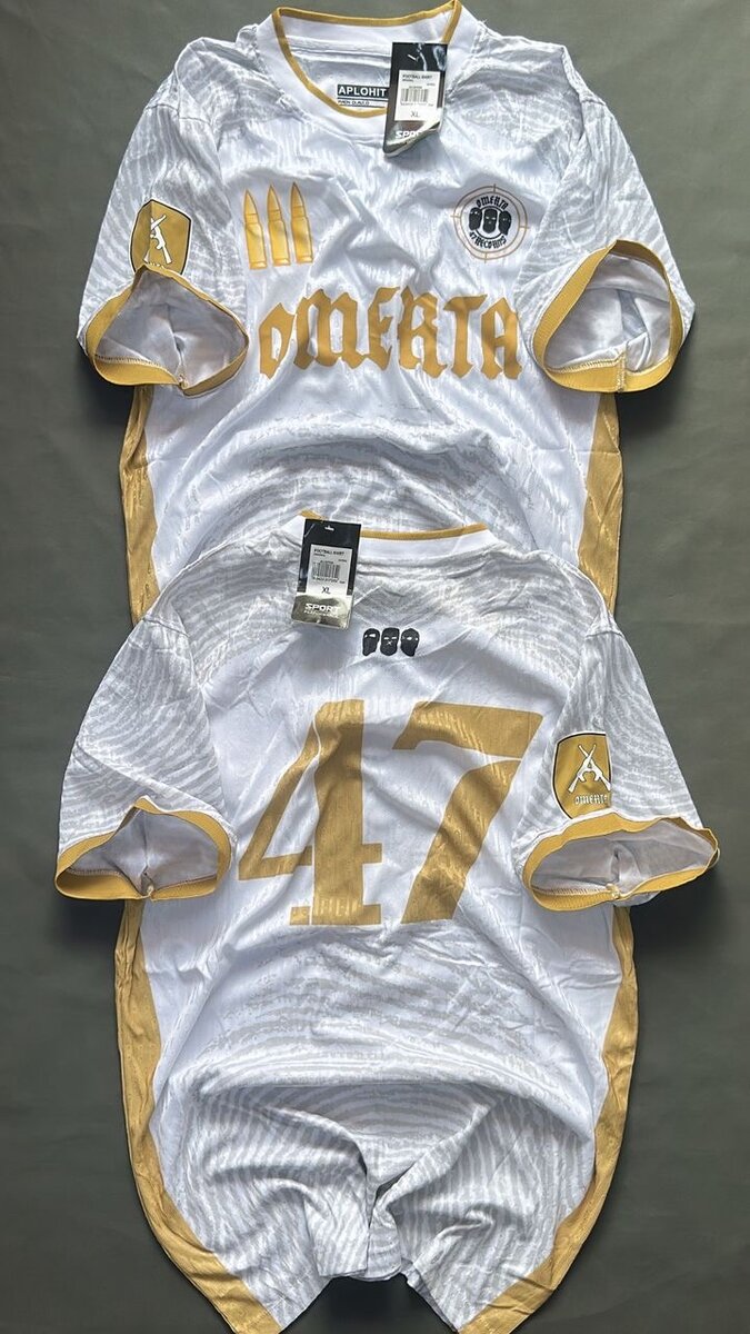 Maillot de foot Omerta blanc