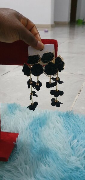 Boucles d'oreilles fleuries