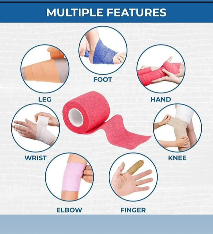 Bandes Cohésives Multicolores