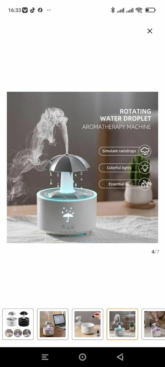 Diffuseur d'aromathérapie rotatif