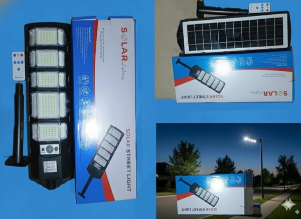 Lumière Solaire Extérieur - Éclairage LED avec Télécommande