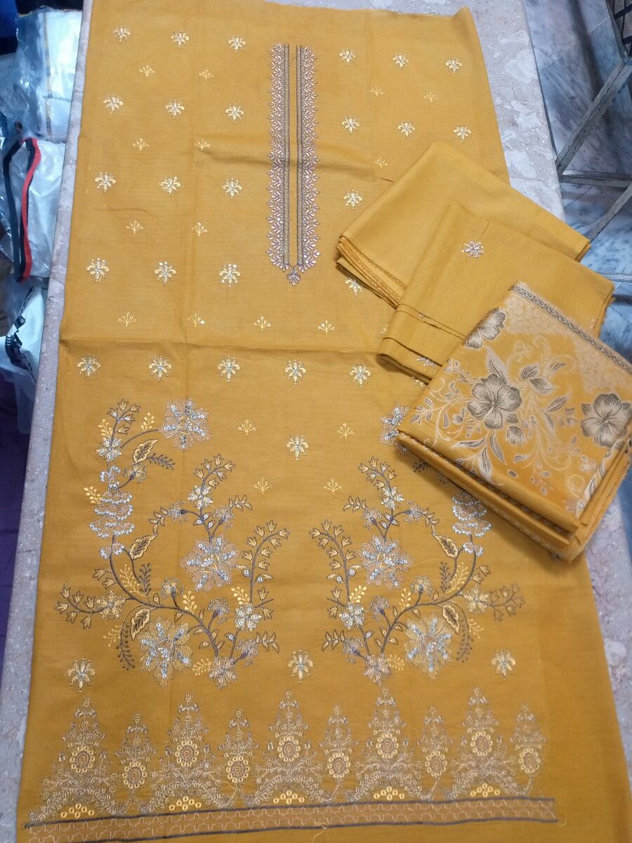 Lawn bano dorya karhai 3d dupta tarozar sada