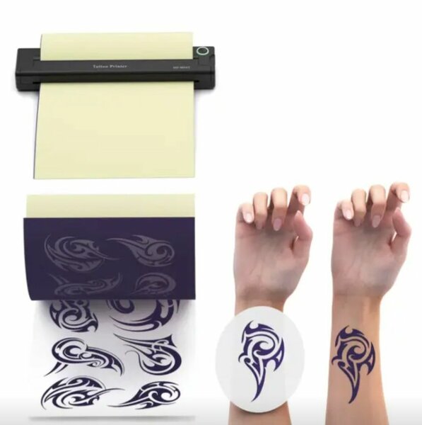 Thermo-conpieur pour transfert de dessin tatouage