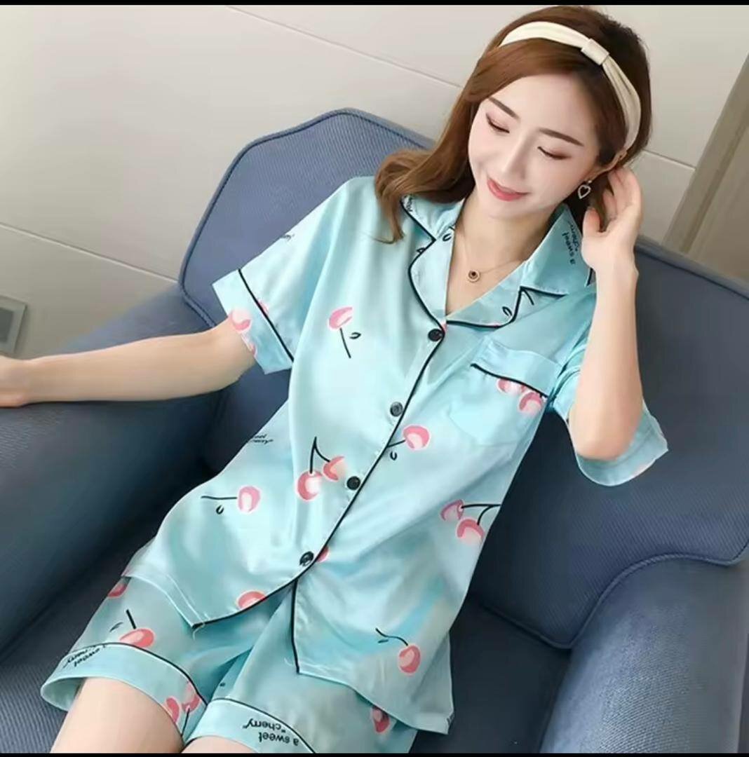 Pyjama Femme Satin Imprimé