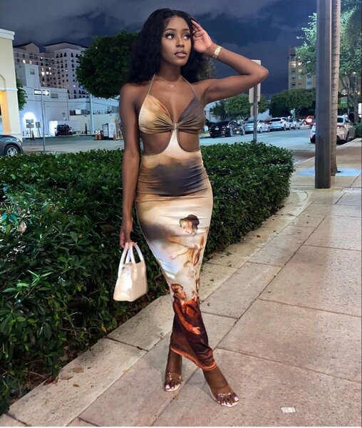 Heaven sent maxi dress