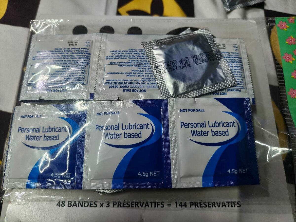 Pack lubrifiant et préservatif