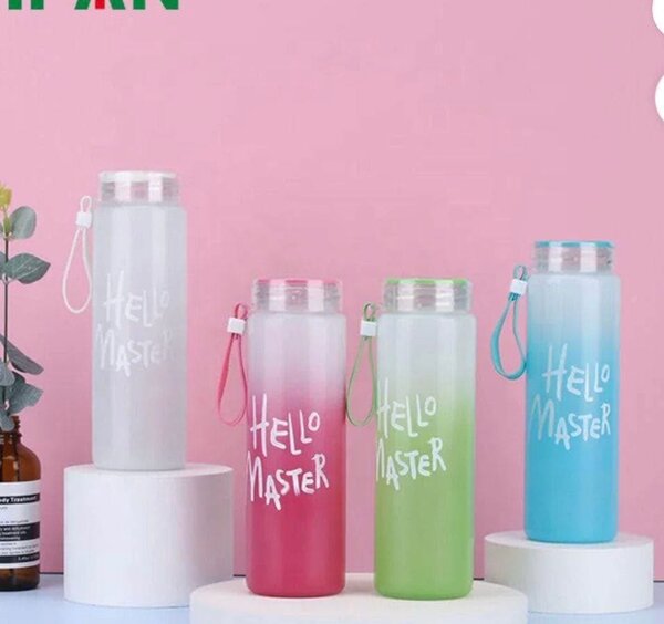 Bouteilles Colorées "Hello Master"