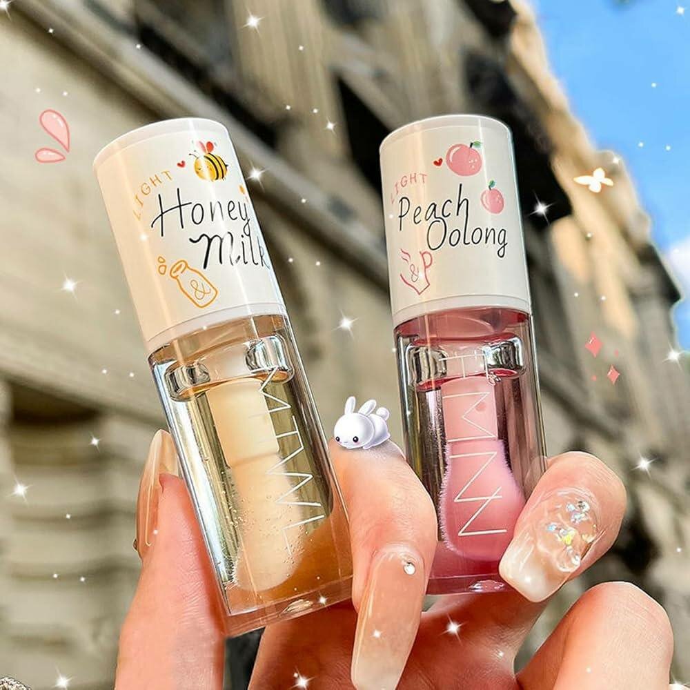 Honey Peach Lip Balm Set