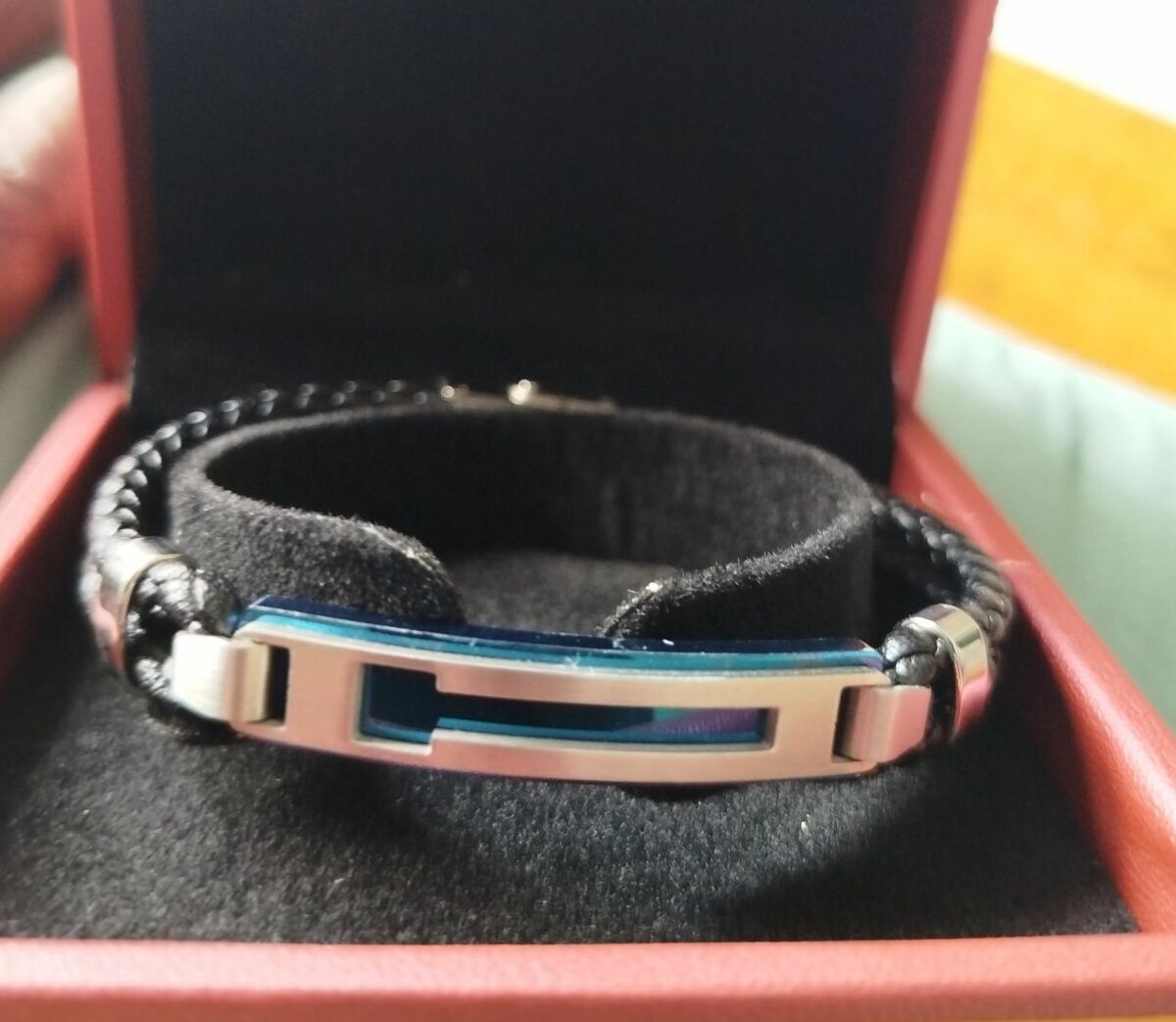 Bracelet en cuir homme élégant