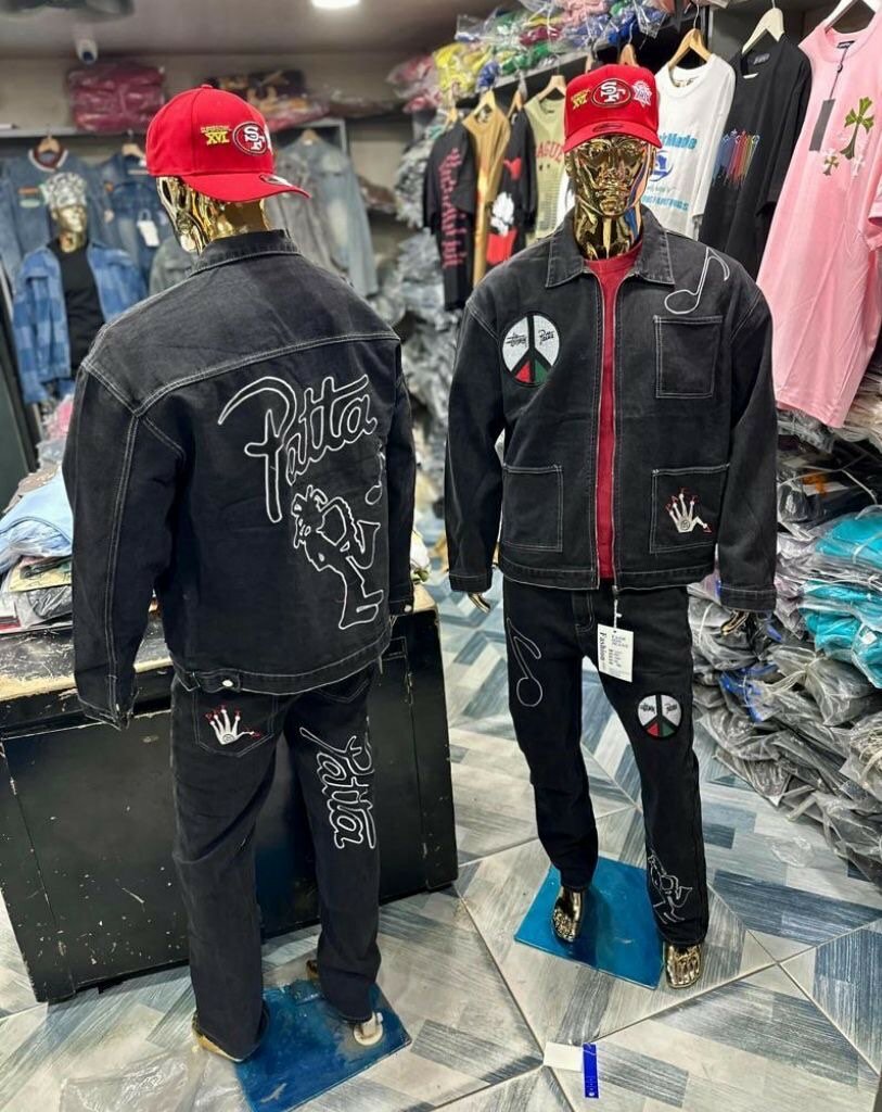 Ensemble veste et pantalon denim